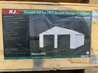 🚨BRAND NEW 33FT x 25FT STEEL BARN