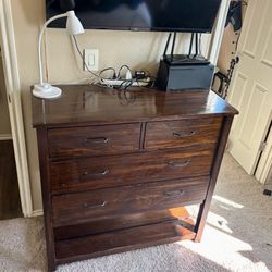 Pottery Barn Kids Dark Wood Dresser 