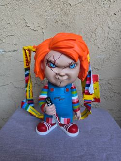 Universal Studios Chucky HHN Halloween Horror Popcorn Bucket New '24 Talk Lights