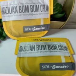Sol De Janeiro Brazilian Bum Bum Cream (7.5ml) x 2Travel Sample Size NEW