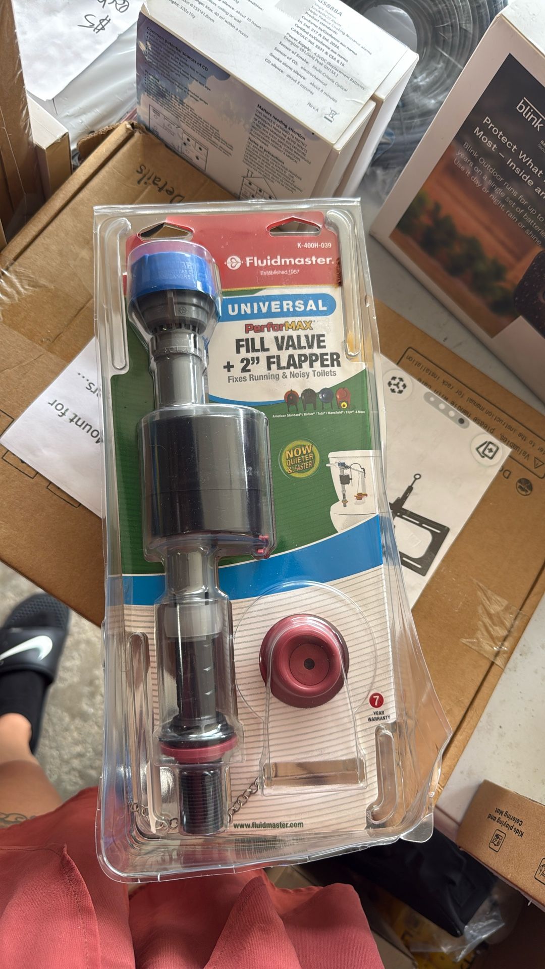 Fill Valve And 2 Inch Flapper