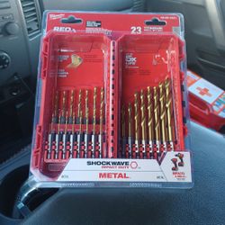 Milwaukee RedHelix 23 Titanium Drill Bit Set