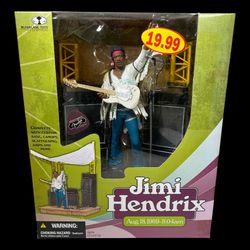 Jimi Hendrix Figure and Diorama "Aug. 18, 1969-8:04am", McFarlane Toys, NIB