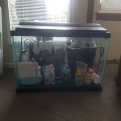 20 Gallon Fish Tank & Accessories