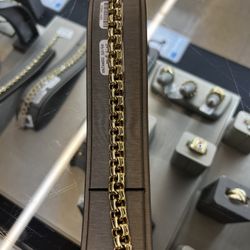14k Link Bracelet 