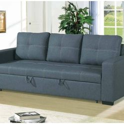 CONVERTIBLE SOFA BLUE GREY NEW IIN BOX 📦 ☎️ 1714586,2564