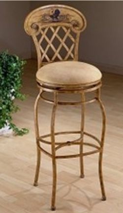 Bar Stool - Rooster Swivel Bar Stool 