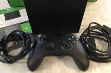 Microsoft Xbox Series X 1TB Video Game Console Black w/Controller, 2 Cords