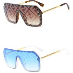 FF Fashion Sunglasses Brown or Blue 