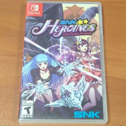 Nintendo switch snk heroines tag team frenzy  video game