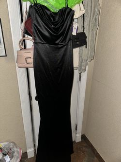 Long formal black dress