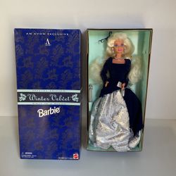 Winter Velvet Barbie Avon Exclusive Special Edition