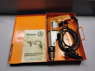 Ramset Model 610 Dyna Drill with Case-$10