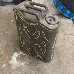 Vintage Pinstriped Jerry Can Gan