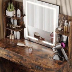 Beautiful Redwood Vanity