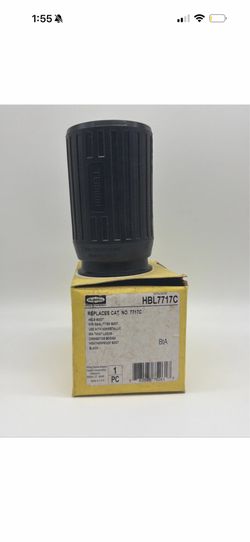 NEW Hubbell Wiring Device-Kellems Hbl7717c Long Boot, For 50A Twist-Lock Devices