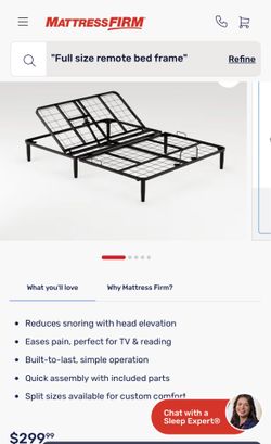 Remote control Full size bed frame