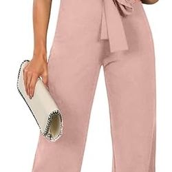 Pink Romper/Pants Jumpsuit 