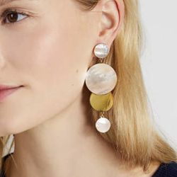 Kate Spade On The Dot Statement Earrings NWT