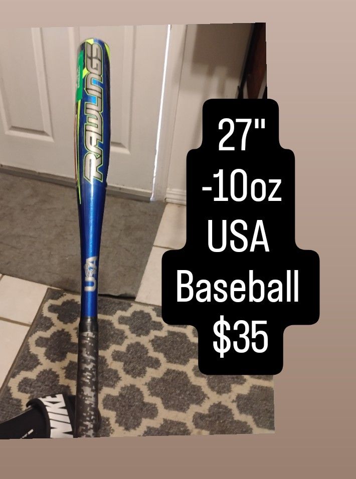 Rawlings USA Baseball Bat 27" -10oz