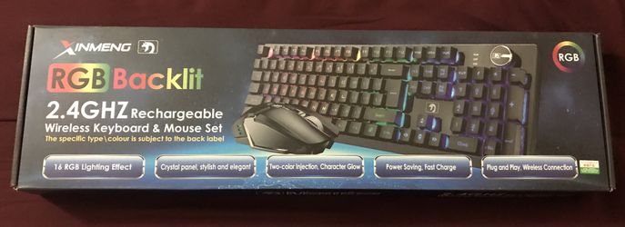 Wireless Gaming Keyboard & Mouse
