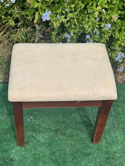 Espresso Upholstered Bench With solid Wood Espresso Finish Frame