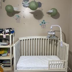 Lambs & Ivy Baby Yoda Nursery Crib Set