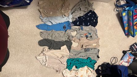 Lot of 14 boys Newborn onesies