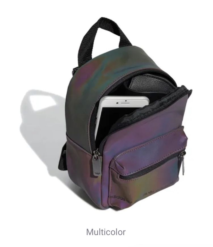 Adidas Originals Polyester Backpack Mini Women's Multicolor