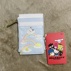 Loungefly Sanrio Hello Kitty and Friends Rainbow Clouds Cardholder