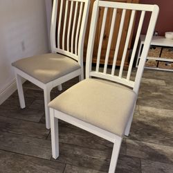 Set Of 2 IKEA Ekedalen Dining Chairs 