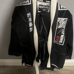 Hayabusa Shinju .03 Adult A1 Blue Brazilian Jiu-Jitsu BJJ MMA Gi Top-A1-3715