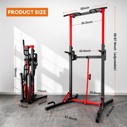 Pull Up Bar With Dip Station 