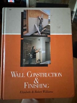 Wall Construction & Finishing — Hardcover