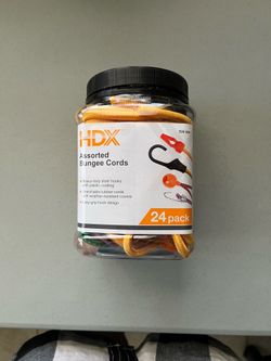 HDX 24pc asst bungee cords