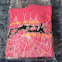 Pink Sp5der hoodie