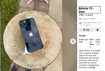 iPhone 13 - Straight Talk 60 Days Then Unlocks - $180 FIRM