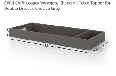 Universal Changing Table Dresser Topper