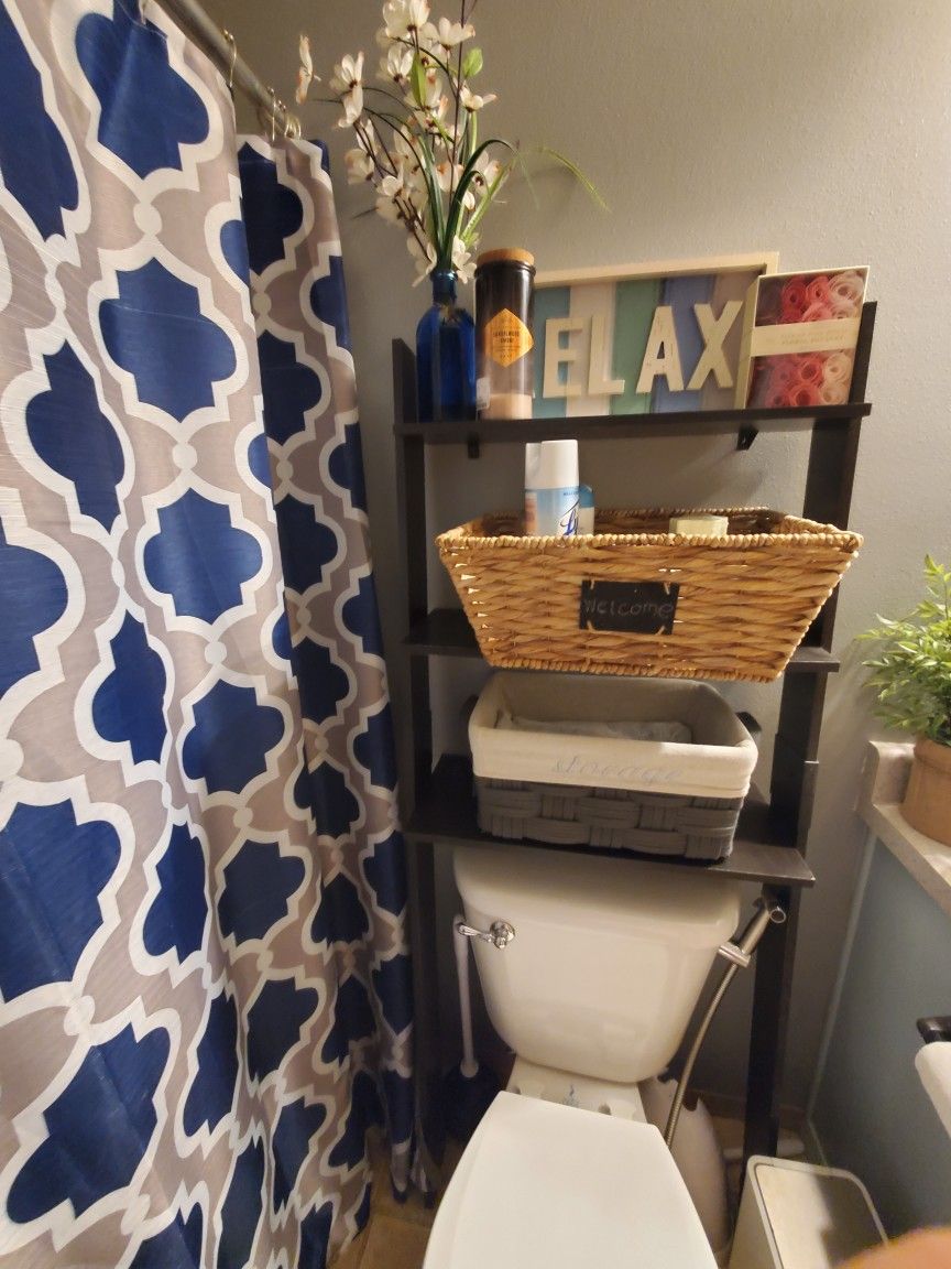 Bathroom Ladder Shelvings