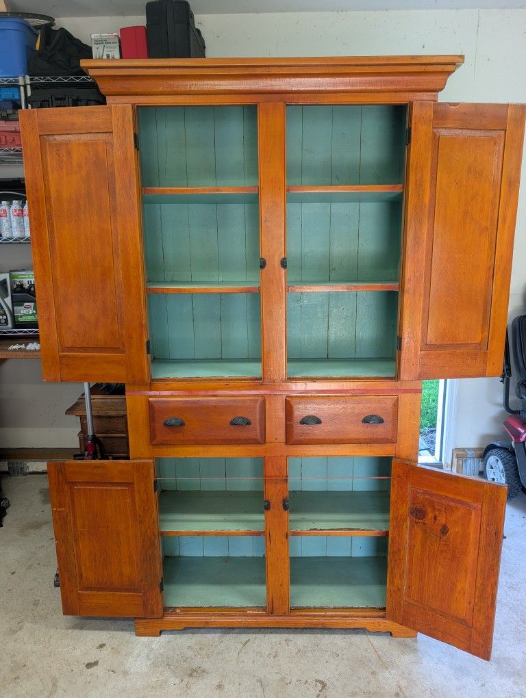 Early American Tall Cabinet Pantry