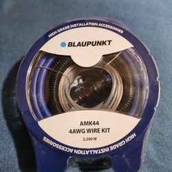 Blaupunkt 4gauge Amplifier Installation Kit 