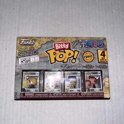Funko Bitty Pop One Piece 4 Pack Limited Chase Edition Set 2