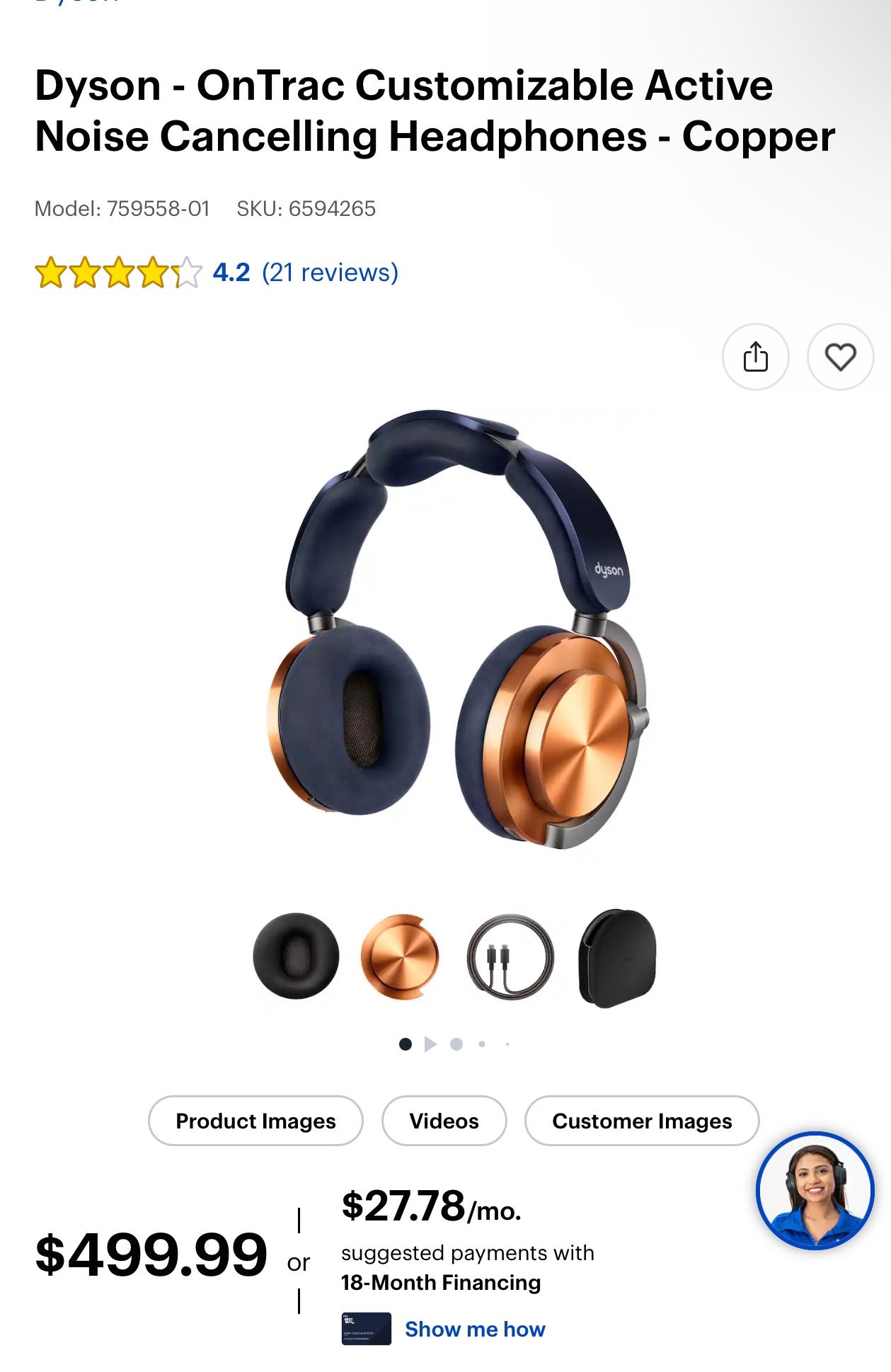 Dyson OnTrac Headphones