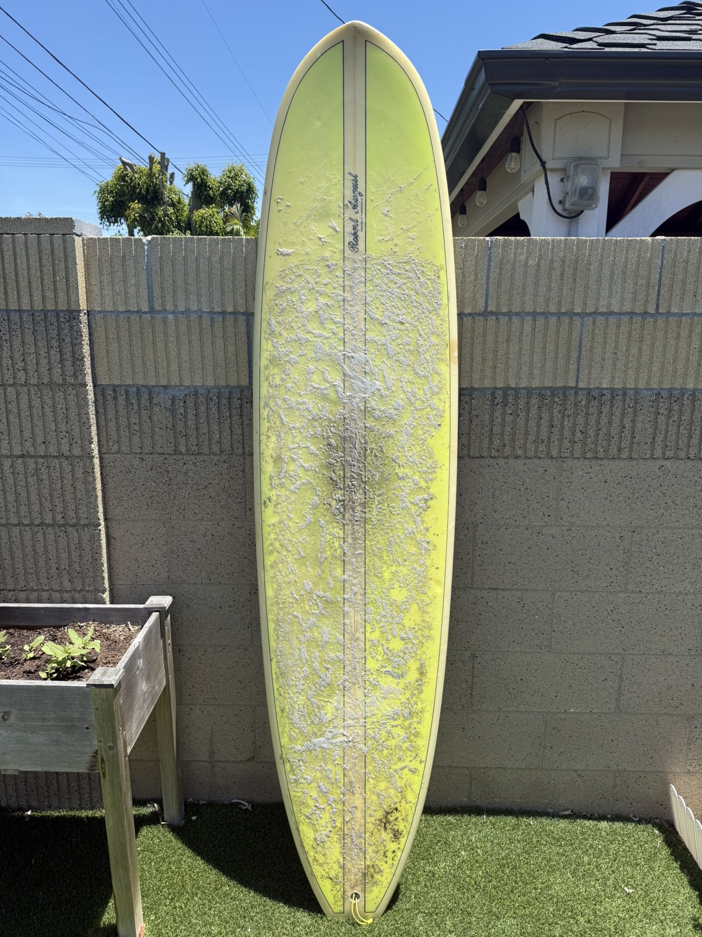 Robert August 7’6 Fiberglass Surfboard
