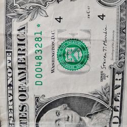 $1dollar Star Note Very Rare