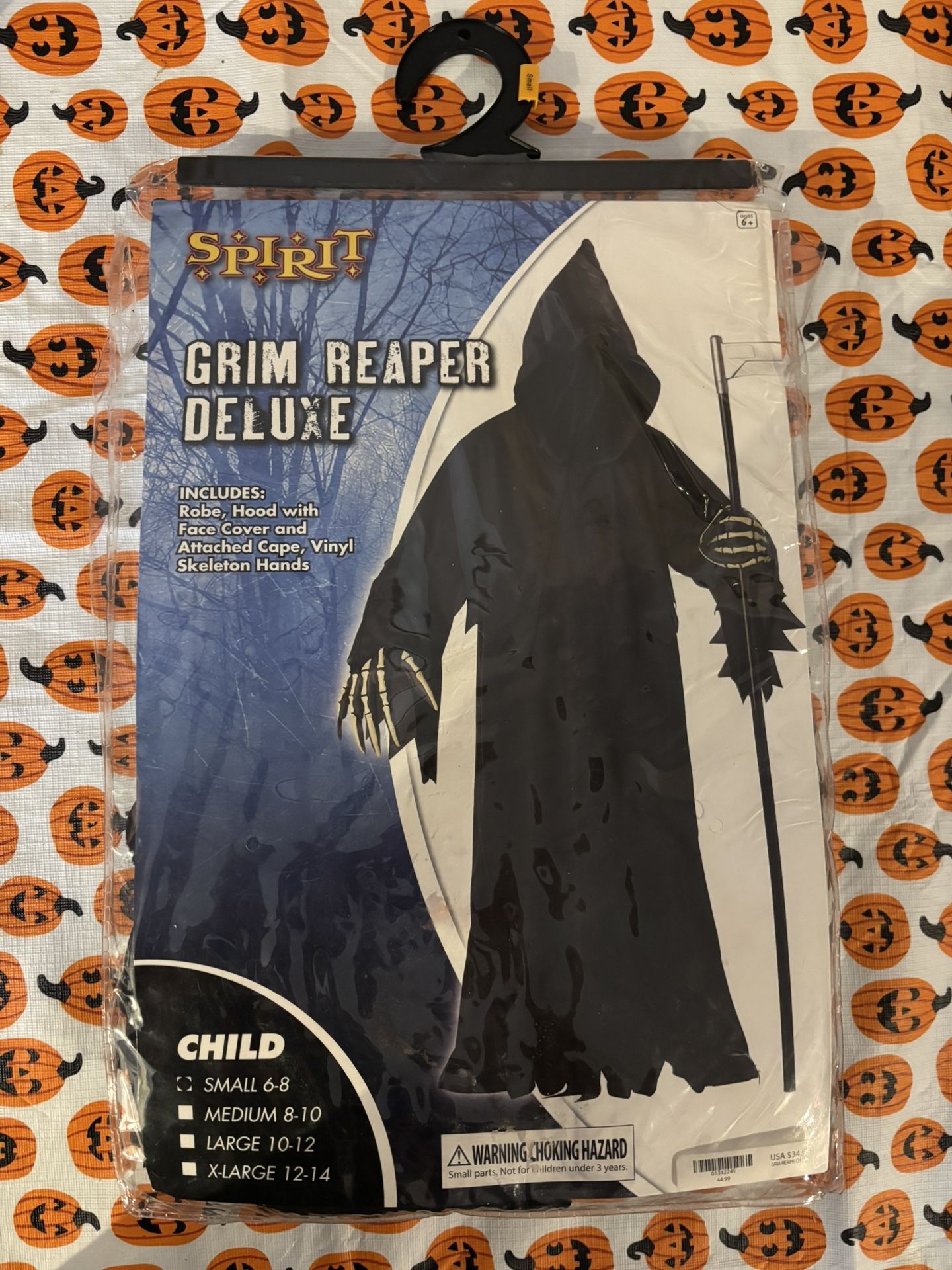 Grim Reaper Deluxe Costume Kid Size 6-8
