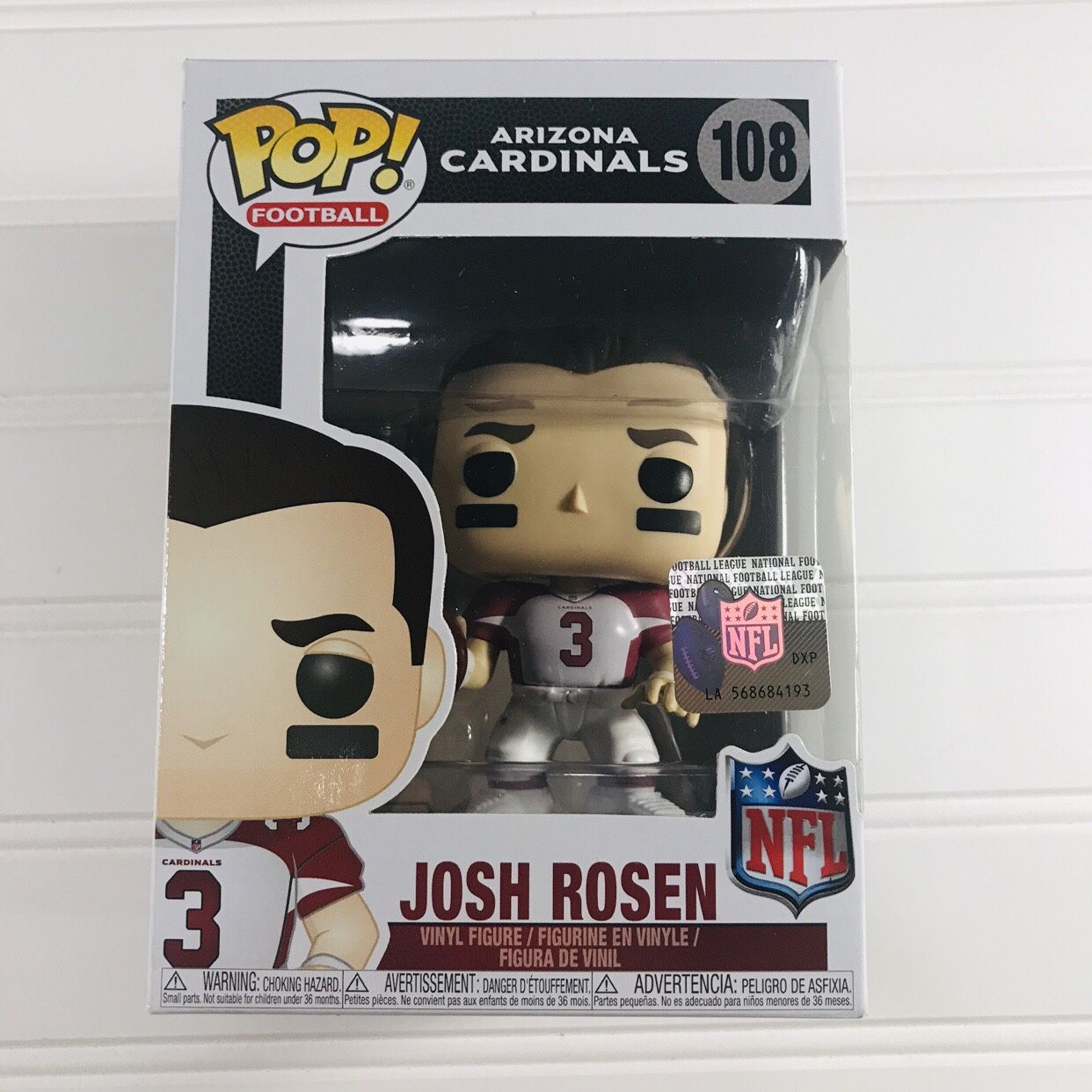 Funko Pop! Football NFL Draft Josh Rosen Arizona Cardinals Vinyl Toy Figure