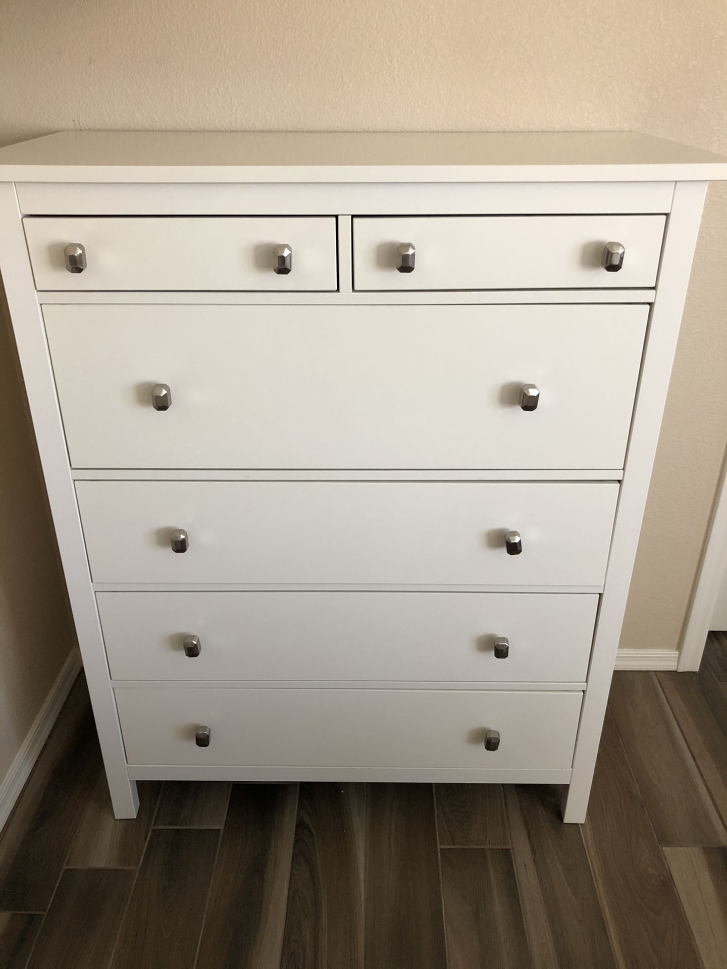 Tall White Dresser