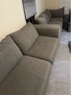 L shaped couch