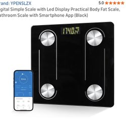 WORKOUT EQUIPMENT / DIGITAL SCALE WITH LED DISPLAY